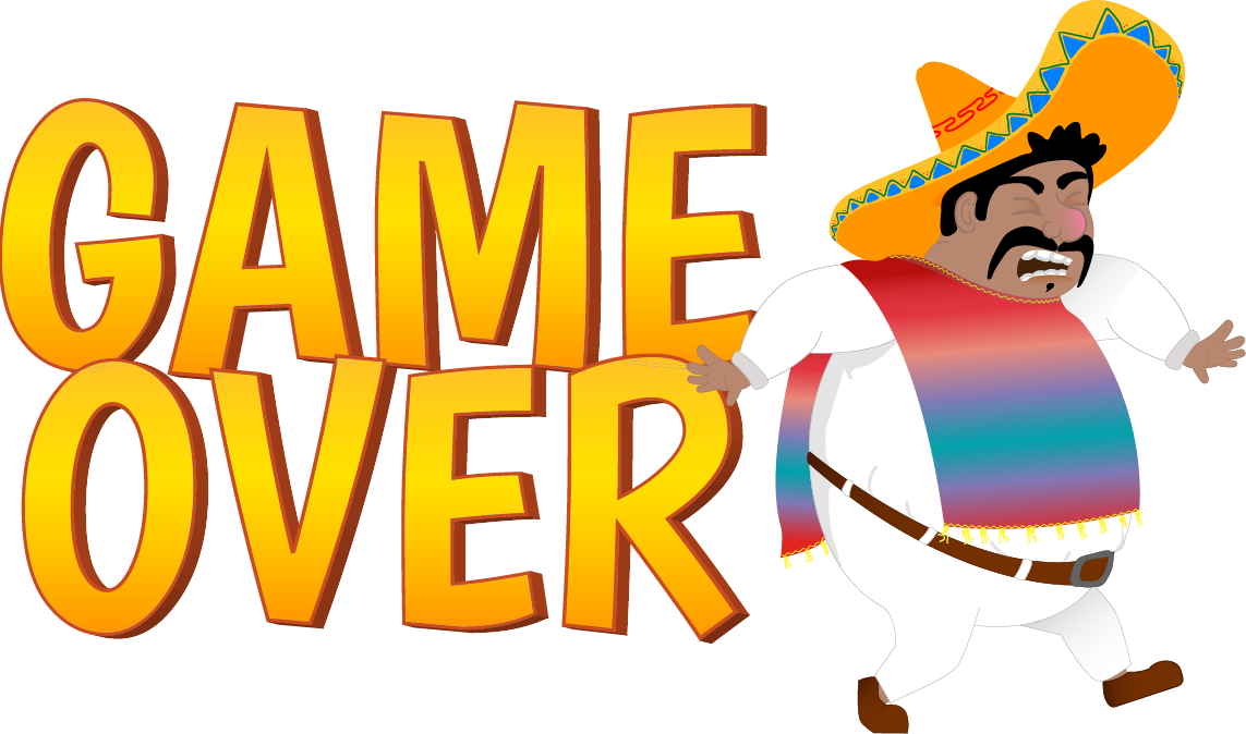 game over image with pepe